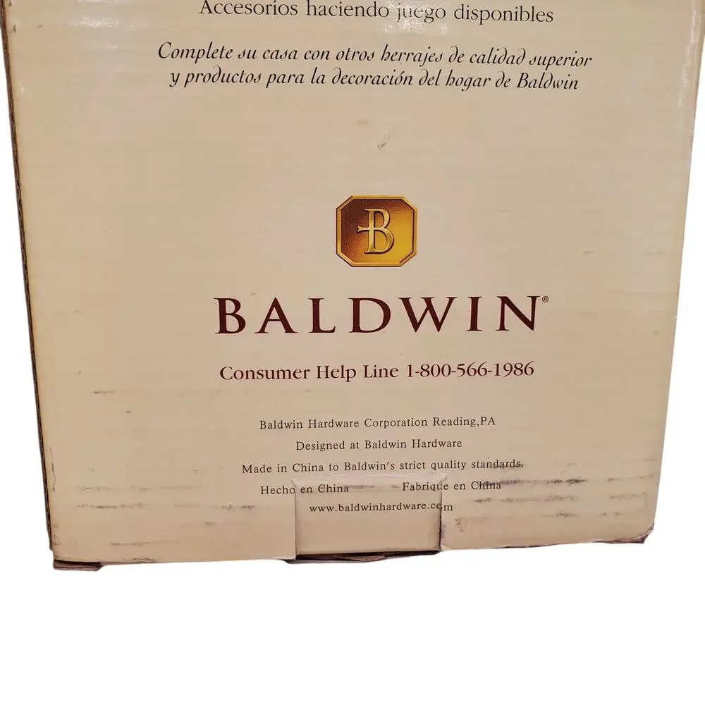Baldwin Toilet Paper Roll Holder Solid Polished Brass NEW 2 Pack Laguna 3543-030